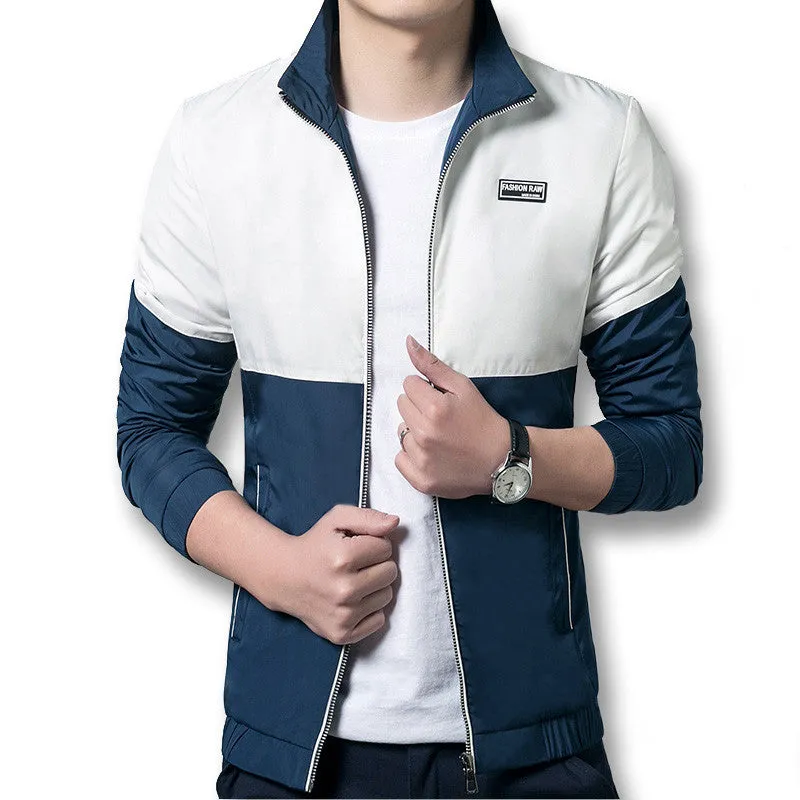 Men's Jacket Men Jacket Stand Collar Jacket Casual Jacket 4 Colors Plus Size SM6