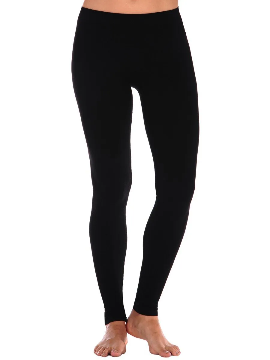 MicroRib Long Leggings, Multiple Colors