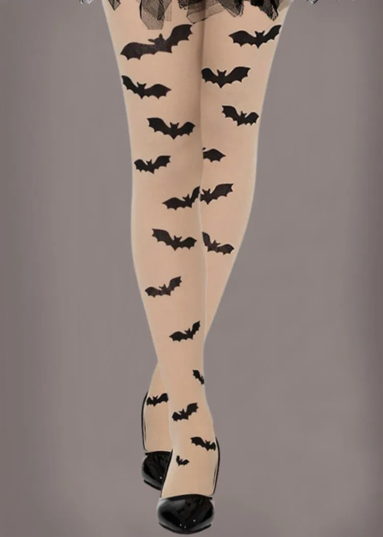 Midnight Hour Gothic Bat Tights