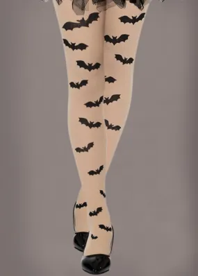 Midnight Hour Gothic Bat Tights