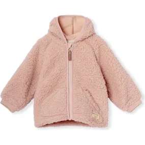 Mini A Ture Liff Teddy Jacket, Cloudy Rose