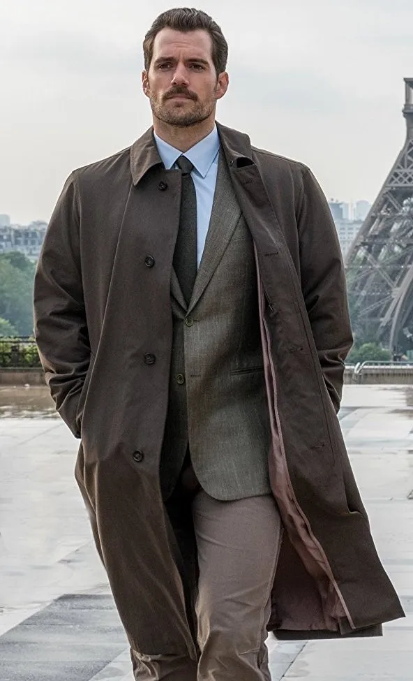 Mission Impossible Fallout Henry Cavill Trench Coat