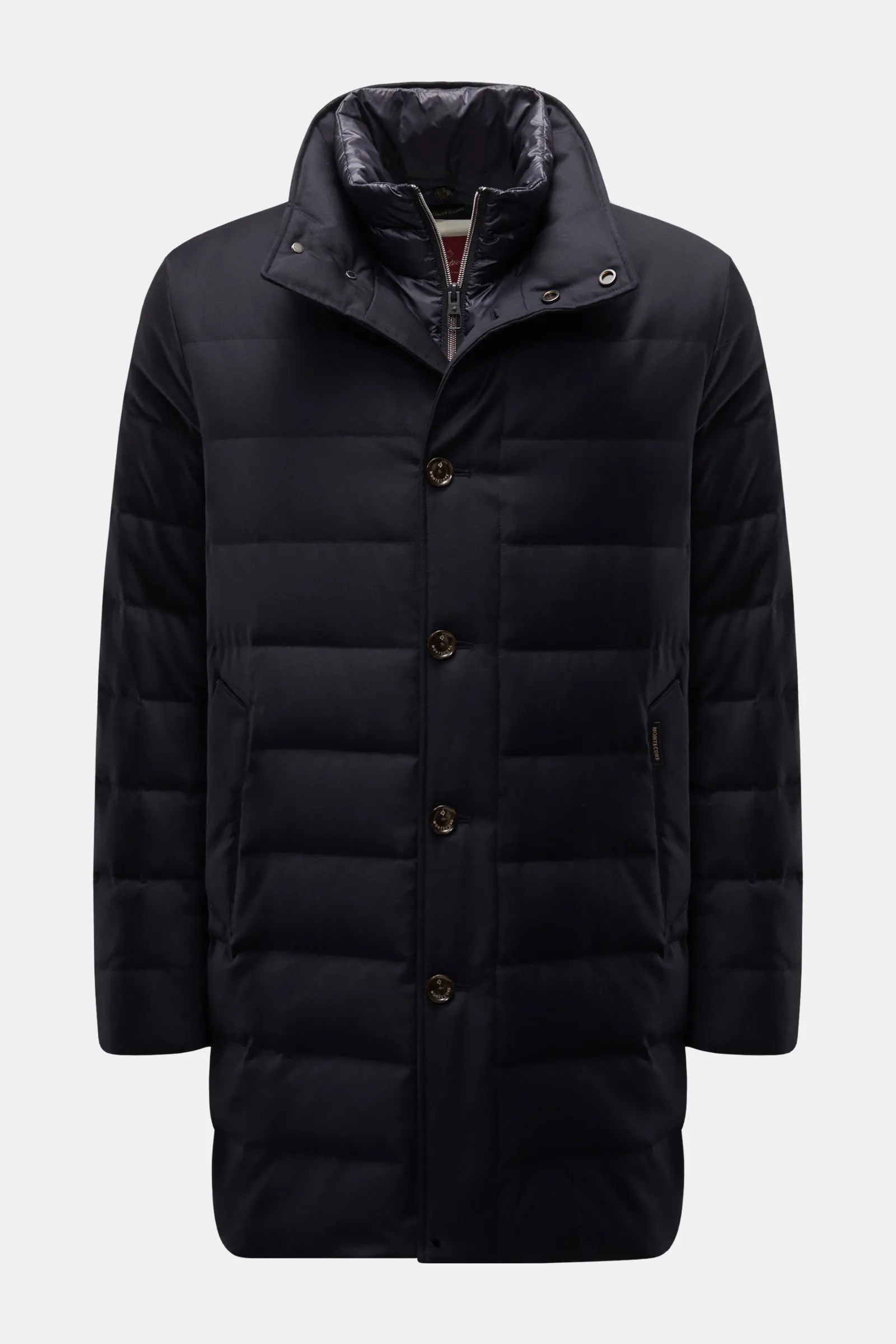 Montecore down short coat dark navy