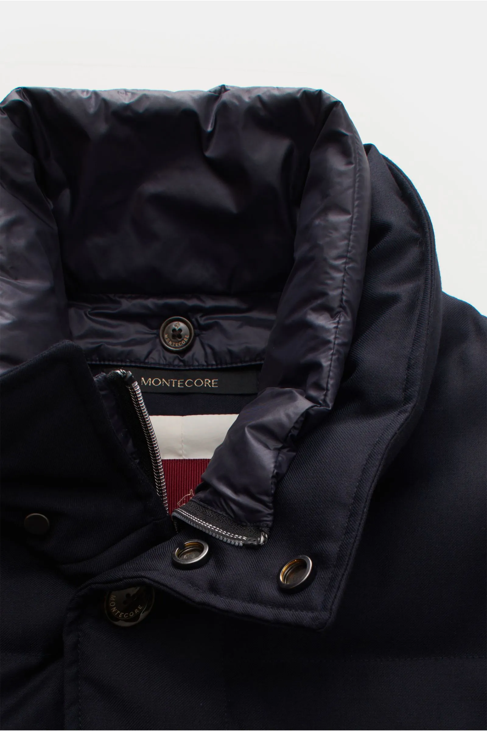 Montecore down short coat dark navy