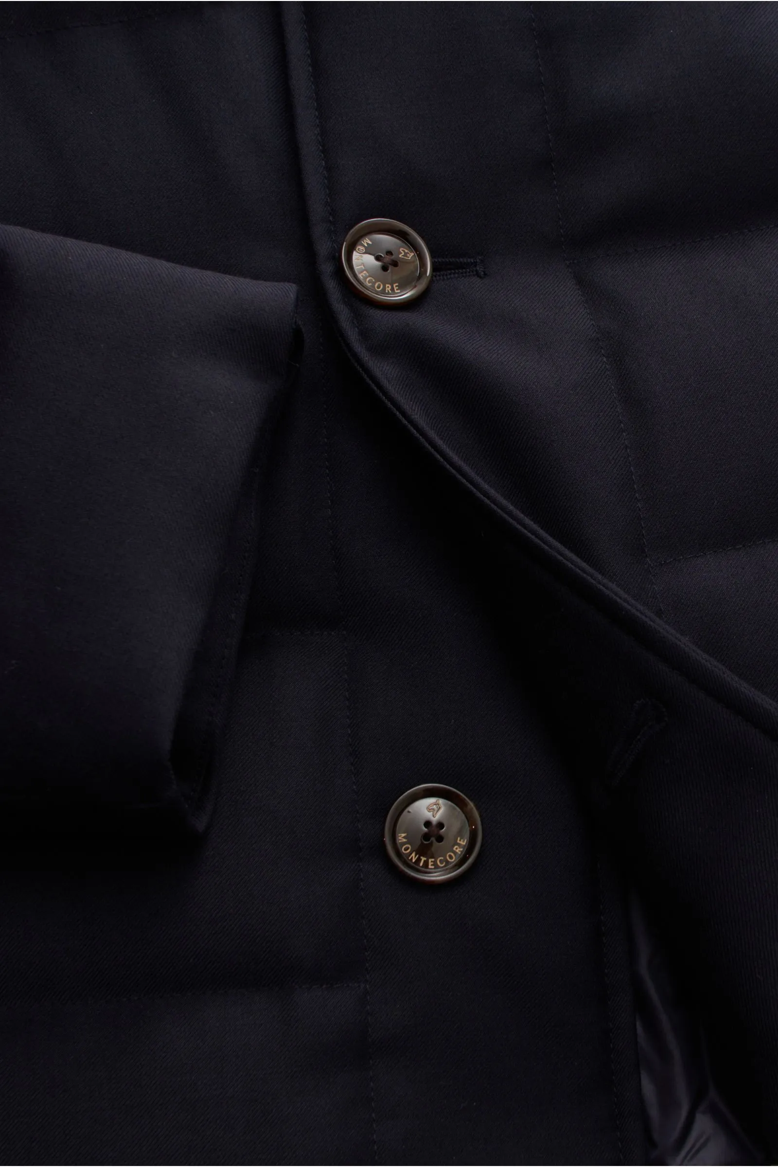 Montecore down short coat dark navy