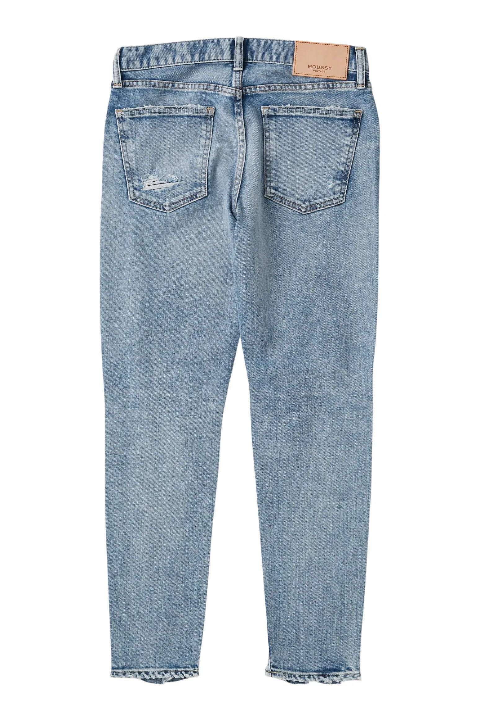 Moussy Denim Ithan Skinny Jeans in Light Blue