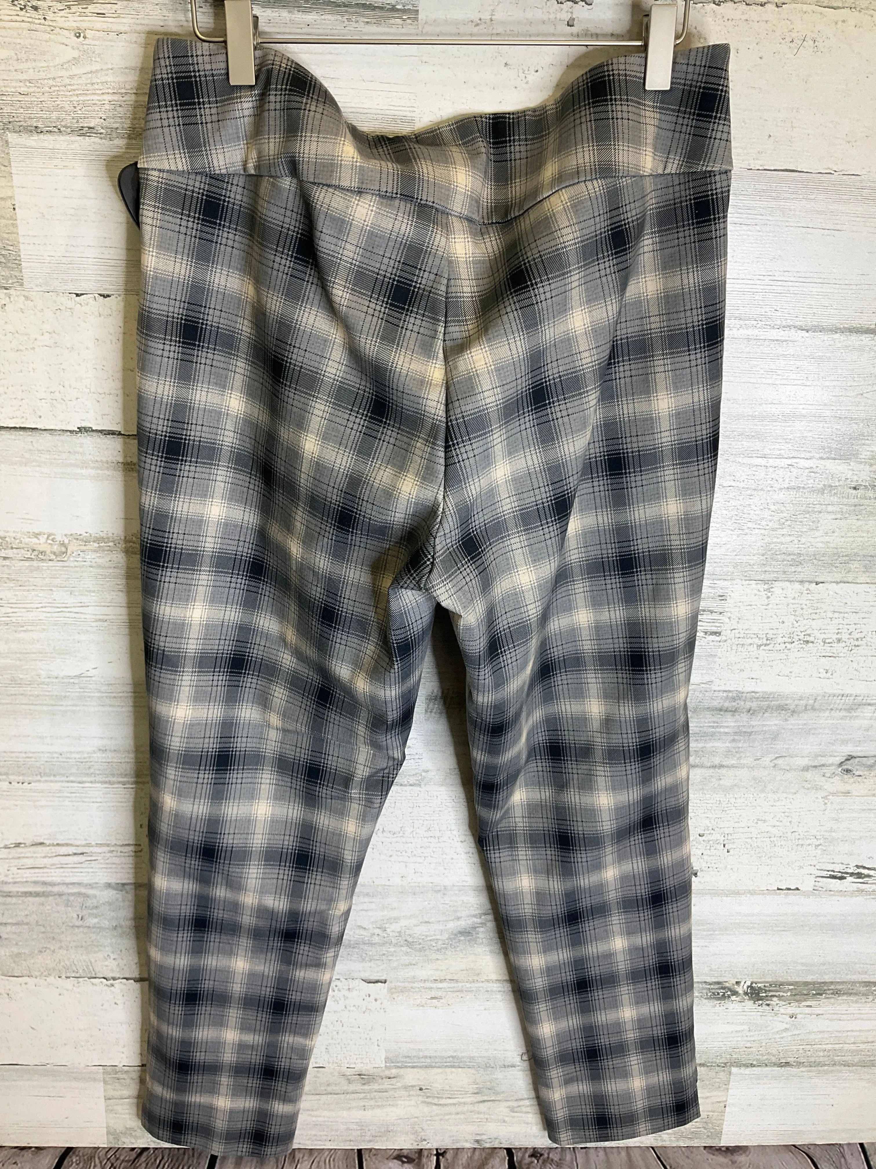 Pants Leggings By Zac And Rachel In Black & Grey, Size: 10