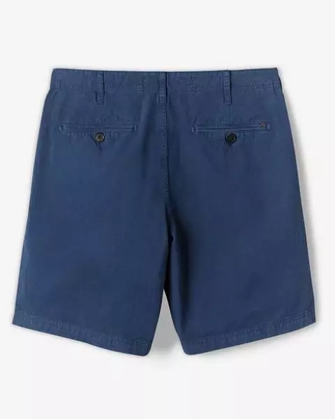 PIMA COTTON CHINO SHORT - DRESS BLUES