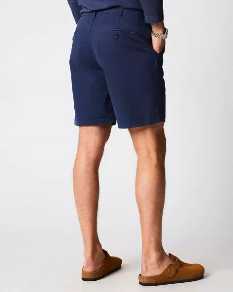 PIMA COTTON CHINO SHORT - DRESS BLUES