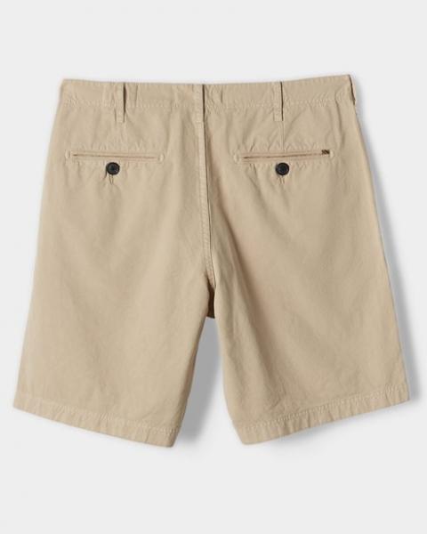 PIMA COTTON CHINO SHORT - KHAKI