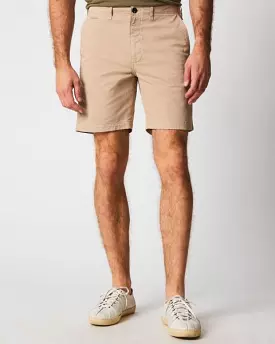 PIMA COTTON CHINO SHORT - KHAKI