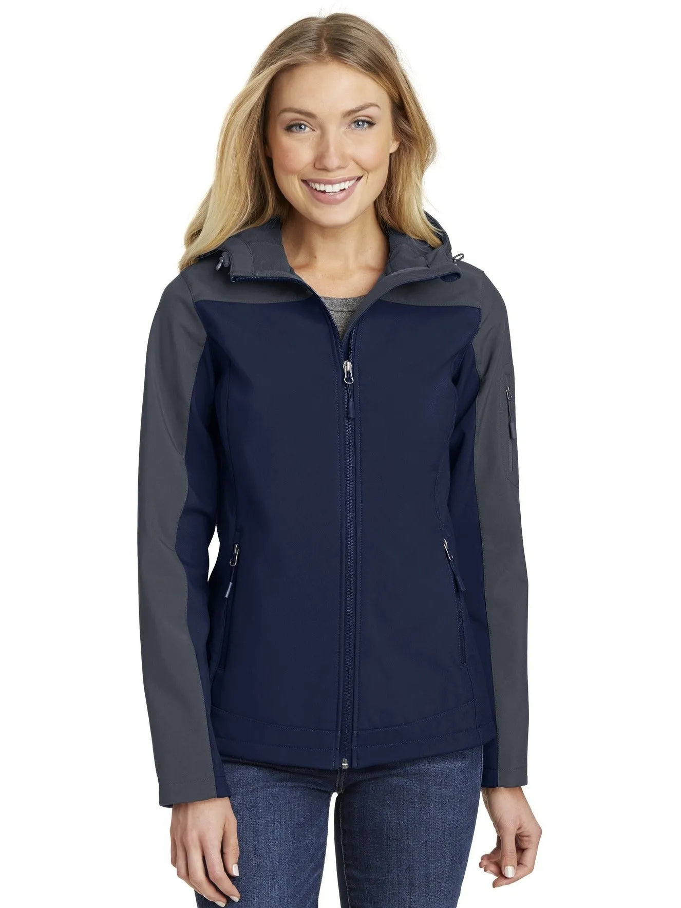 Port Authority Ladies Hooded Core Soft Shell Jacket