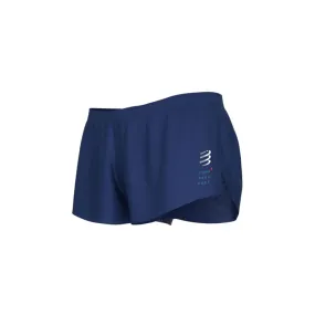 Racing Split Overshort Azul - Compressport