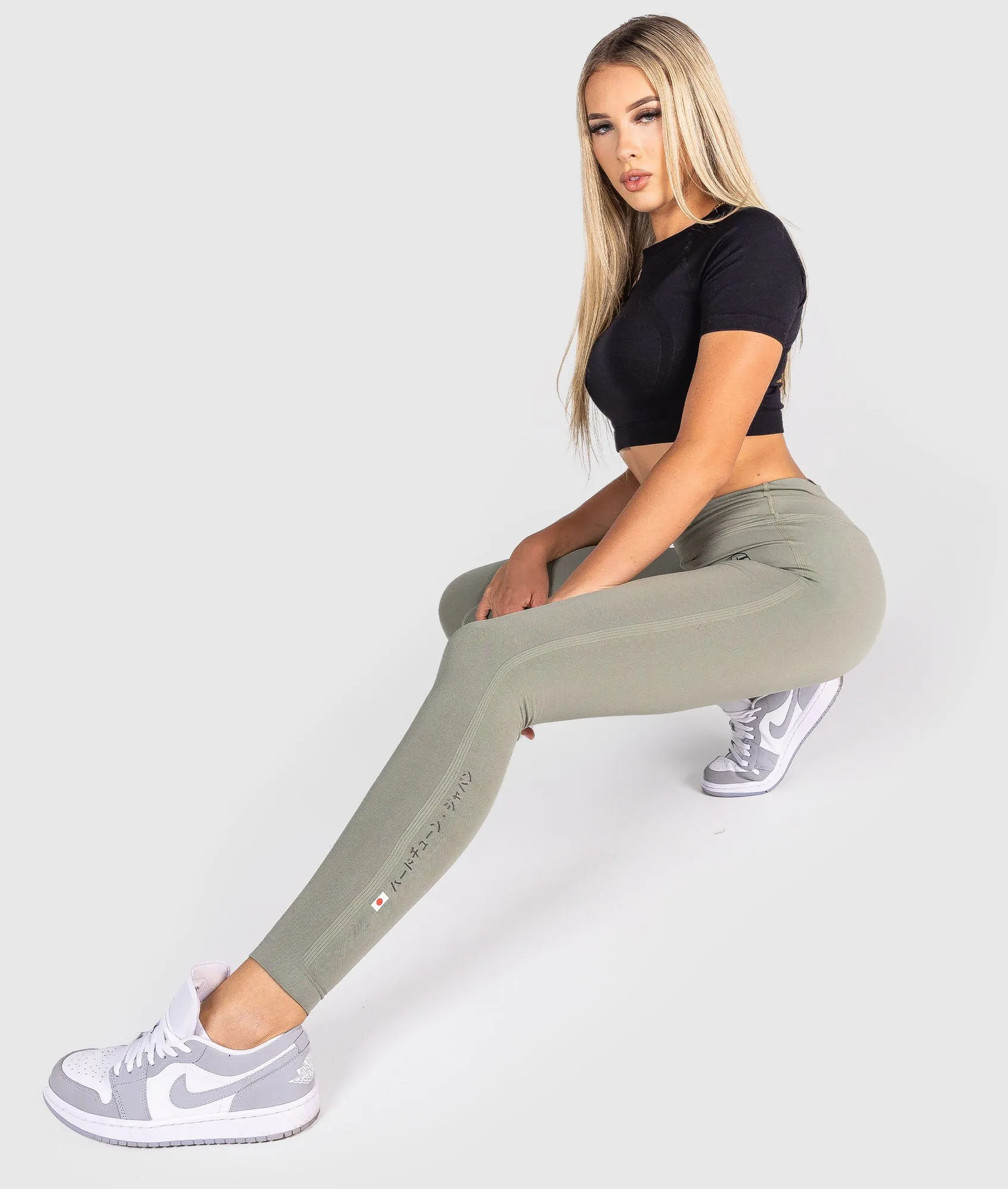 Sakura Seamless Leggings - Green