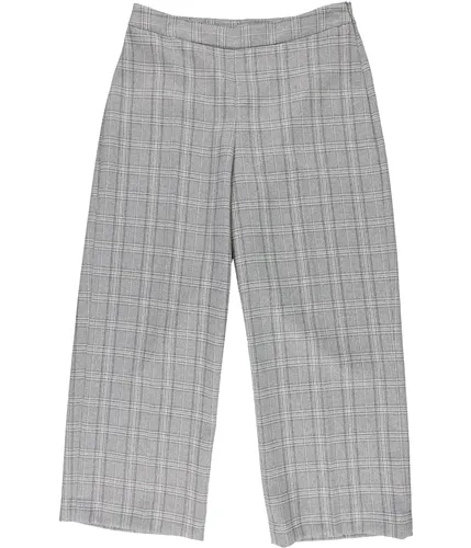 Tahari Womens Plaid Casual Cropped Pants