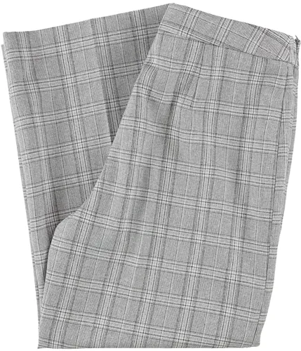 Tahari Womens Plaid Casual Cropped Pants