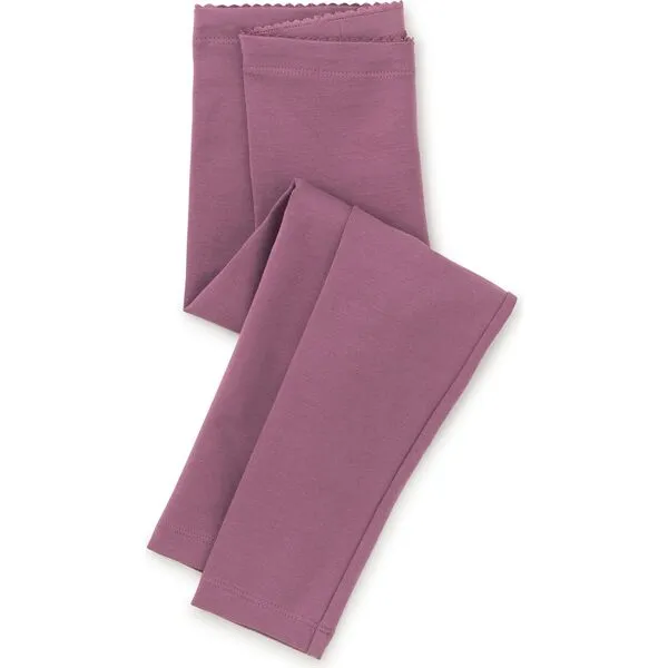 Tea Collection Solid Leggings, Cassis