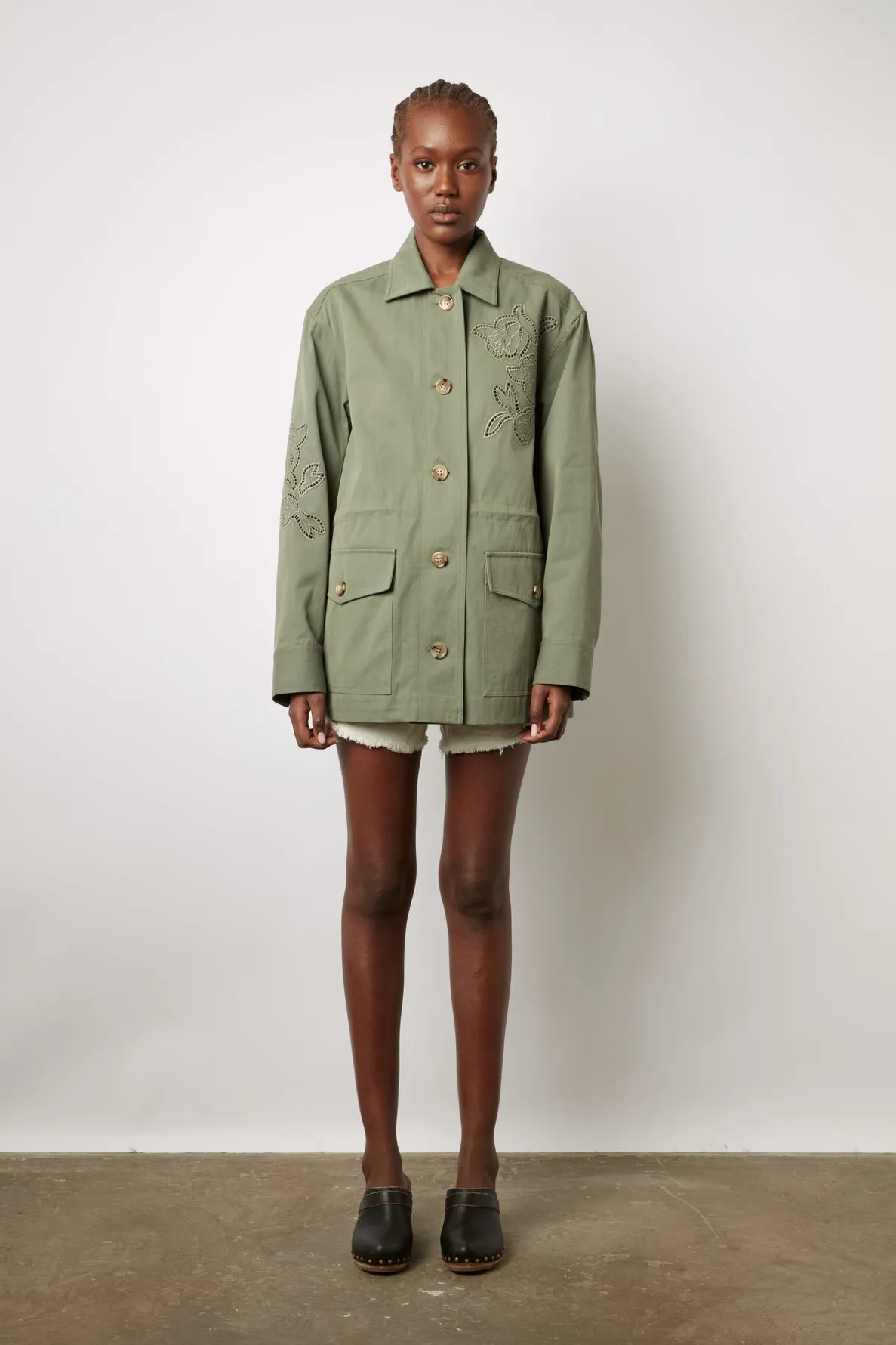 Trench Coat Sully Dze01z011 Green