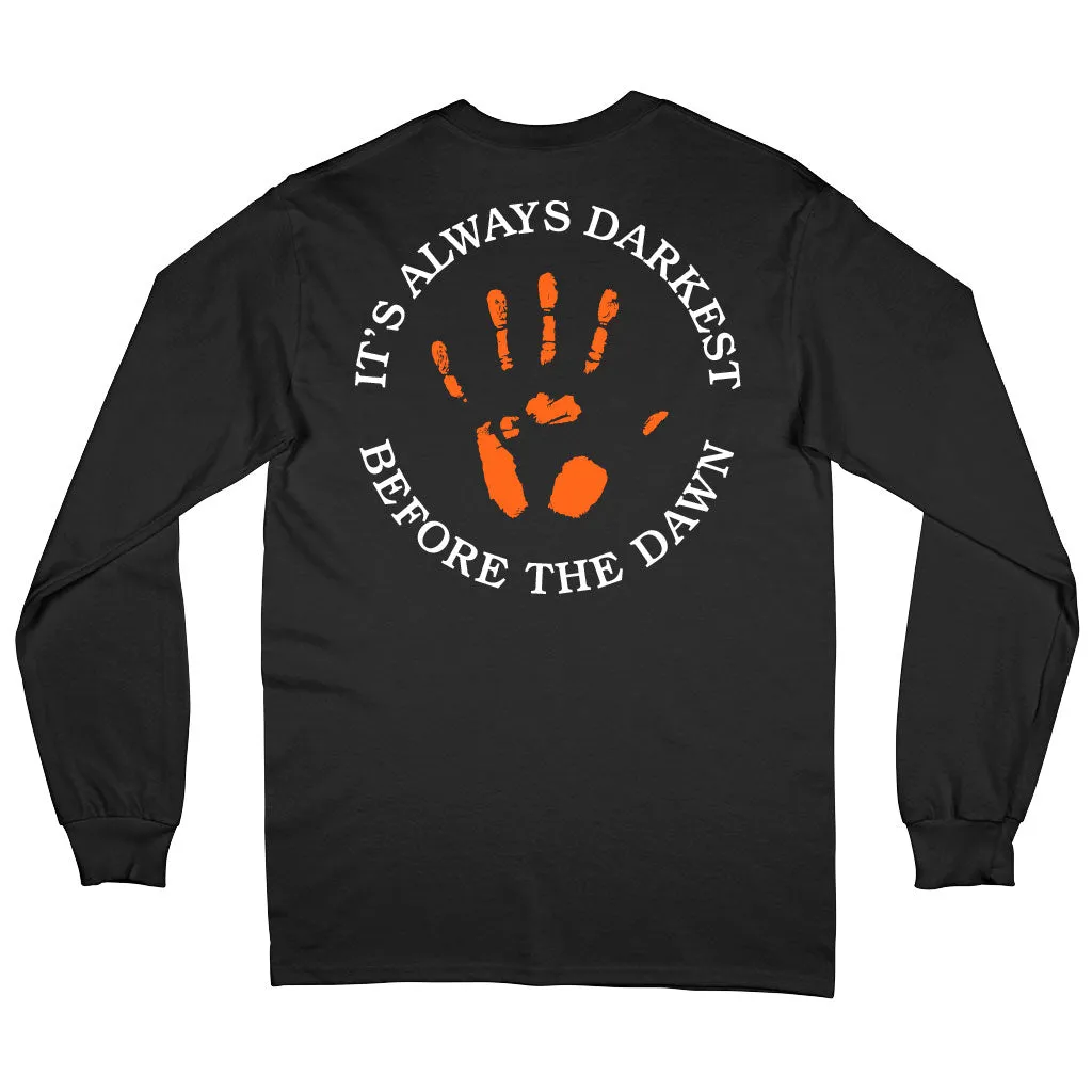 Turning Point It's Always Darkest..... (Black) - Long Sleeve T-Shirt