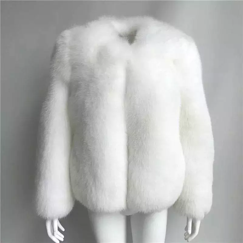 Ultra Plush Mid Length Fox Fur Coat