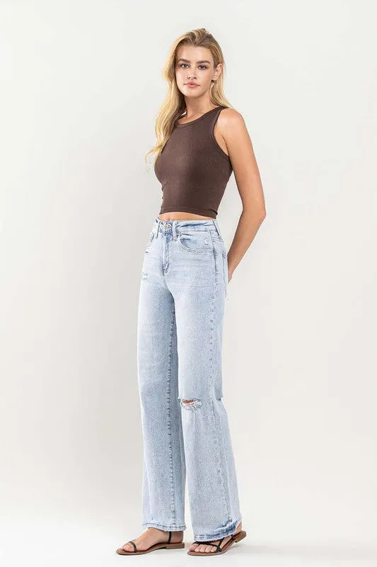 Vervet 90's Vintage Super High-Rise Flare Jeans