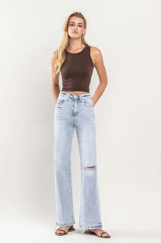 Vervet 90's Vintage Super High-Rise Flare Jeans