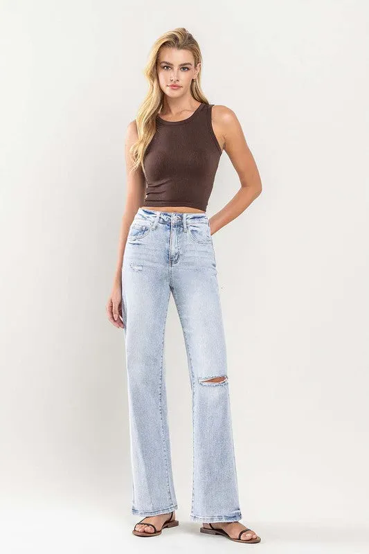 Vervet 90's Vintage Super High-Rise Flare Jeans