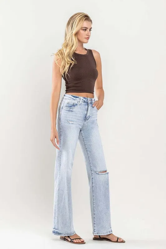 Vervet 90's Vintage Super High-Rise Flare Jeans