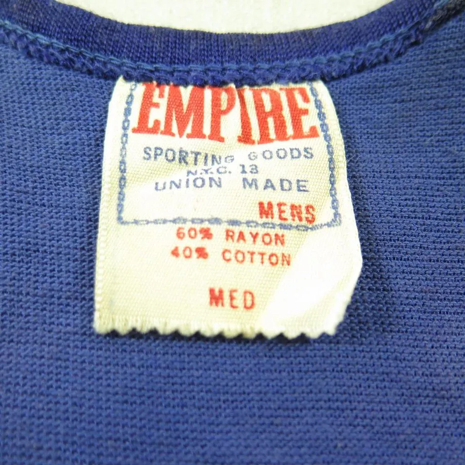 Vintage 50s Empire Durene Basketball Tank Top Med fits Small 60/40 Stripes