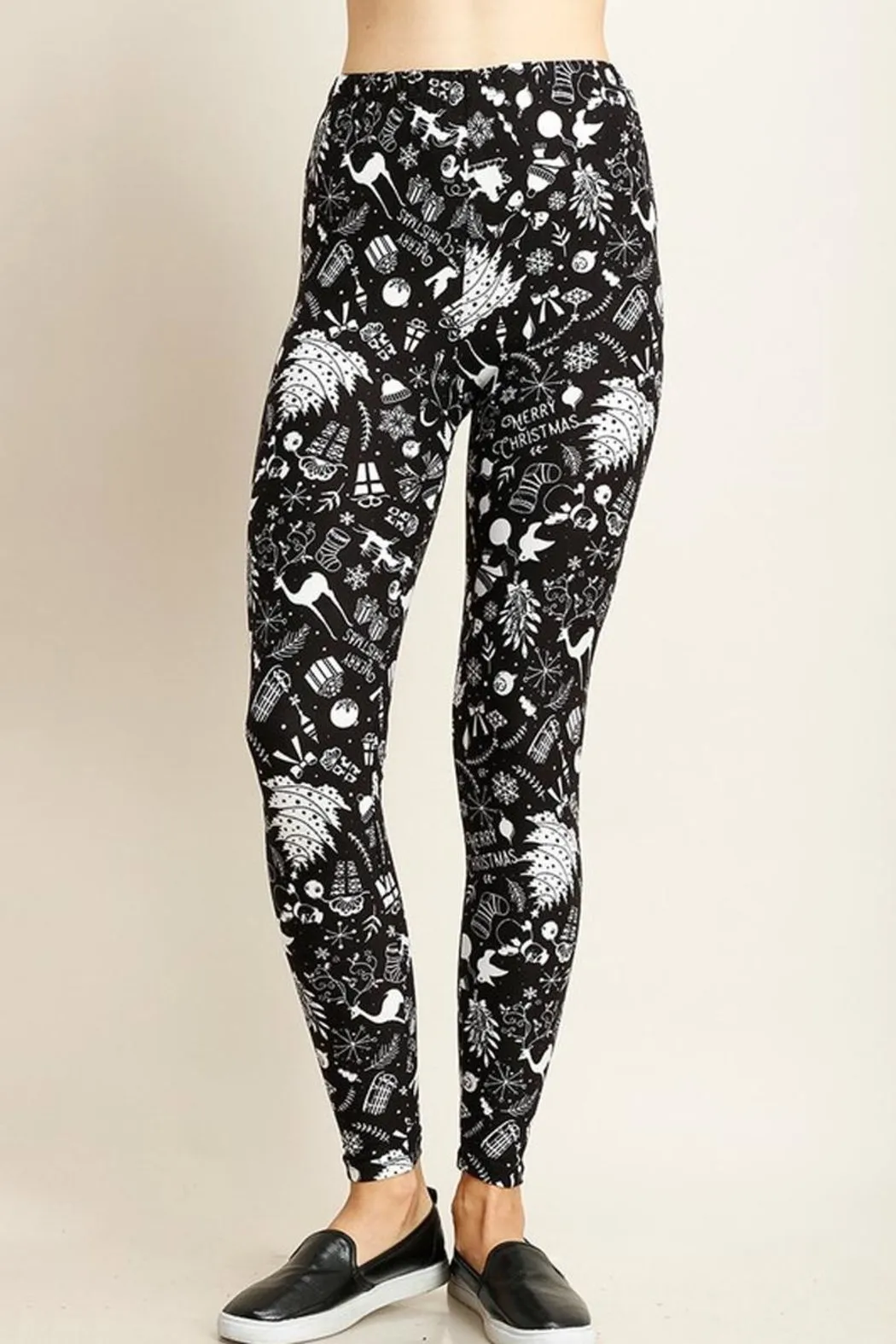 Winter Print Leggings