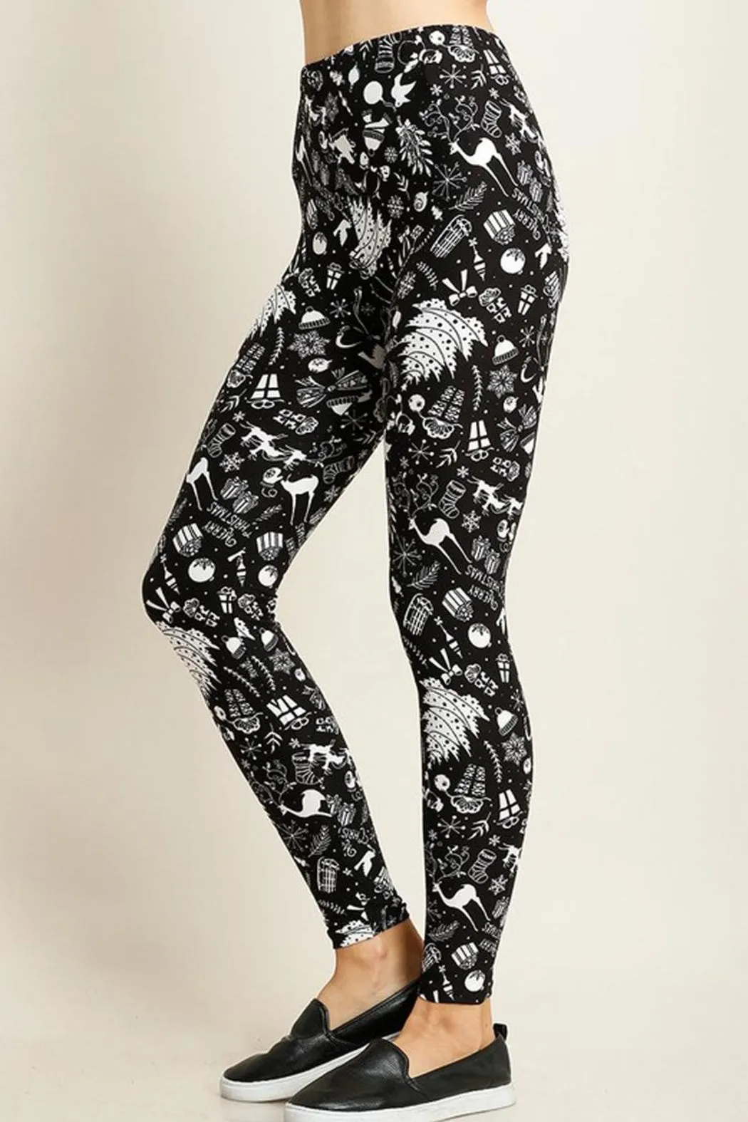 Winter Print Leggings